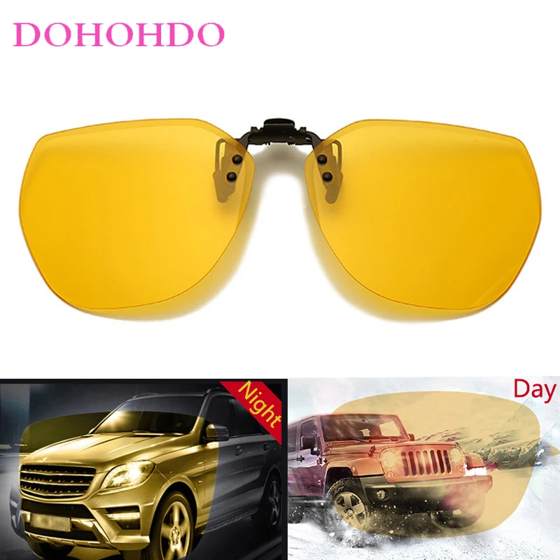 

Retro Clip-on Flip-up Lens Sun Glass Men Vintage Designer Night Vision Anti-Glare Women Sunglass Polarized Goggles Unisex UV400