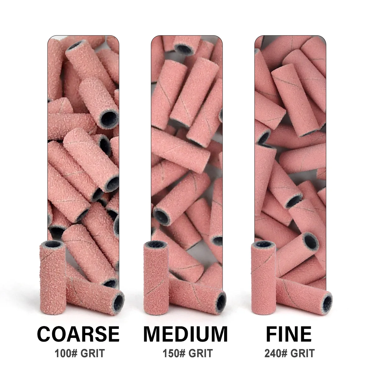 5000Pcs/Carton Nail Drill Bits Sets Pink 3mm Mini Sanding Bands Kits Manicure Accessories Tools view 3