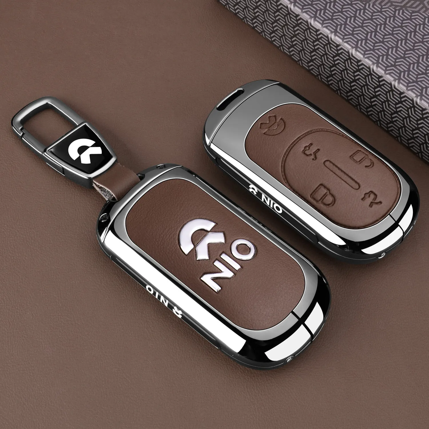 New NIO ES8 Special Key Set New 3 Third Generation Future ES8 Car Supplies Full Package Protective Shell Buckle for Menand Women