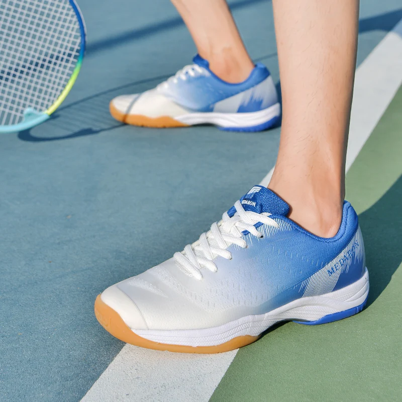 Nowy profesjonalny buty do tenisa dla mężczyzn kobiet oddychające buty do siatkówki badmintona halowy Sport trampki sportowe tenis duży rozmiar