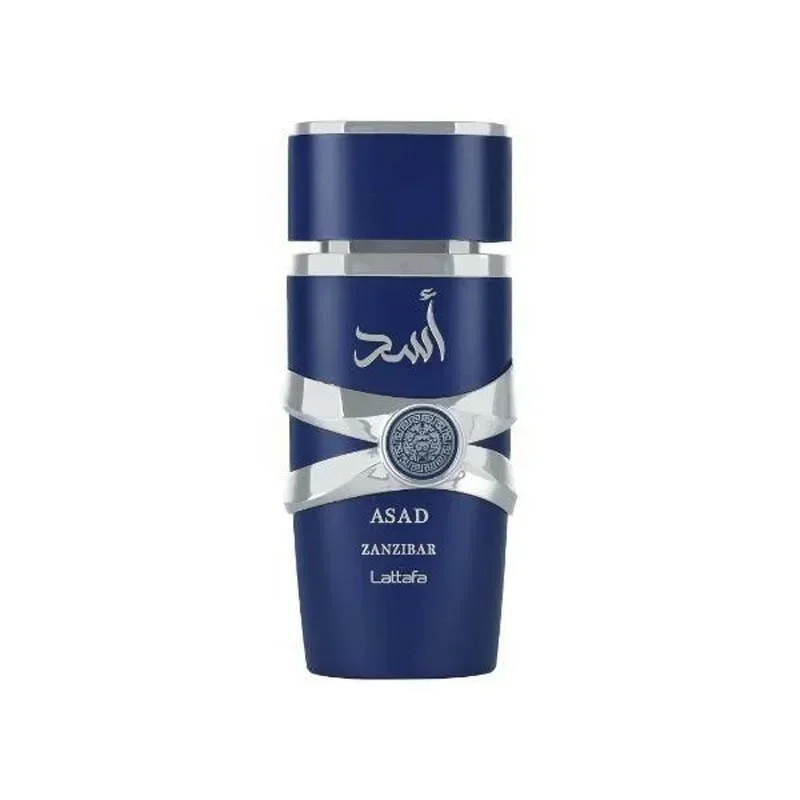 Asad Zanzibar by Lattafa for Men Eau de Parfum Spray 3.4 Oz 100 Ml Brand New Box