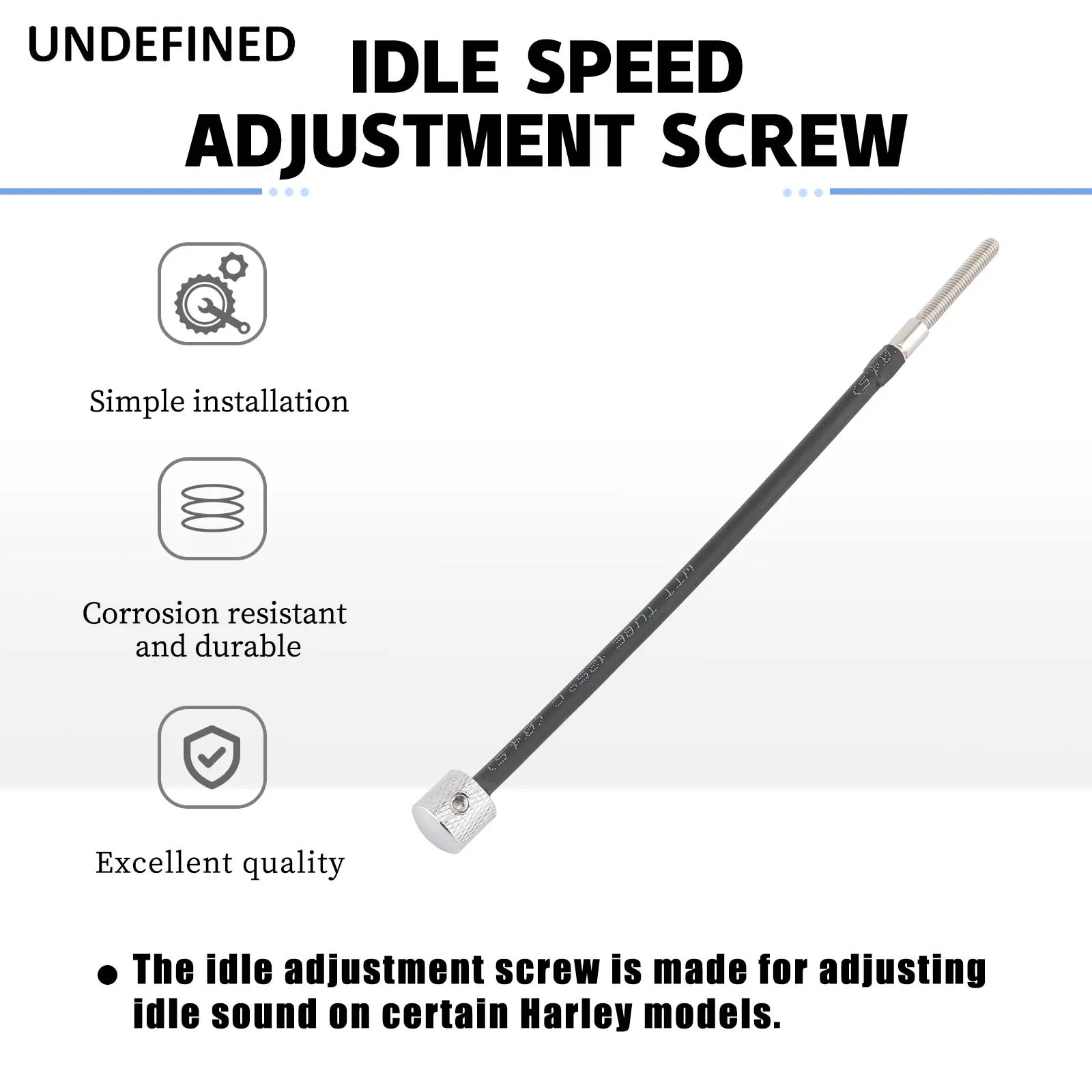 Idle Speed Adjustment Screw Fits for Harley Big Twin models 1980-2007 Carburetors Motorcycle Carburetor Dropship