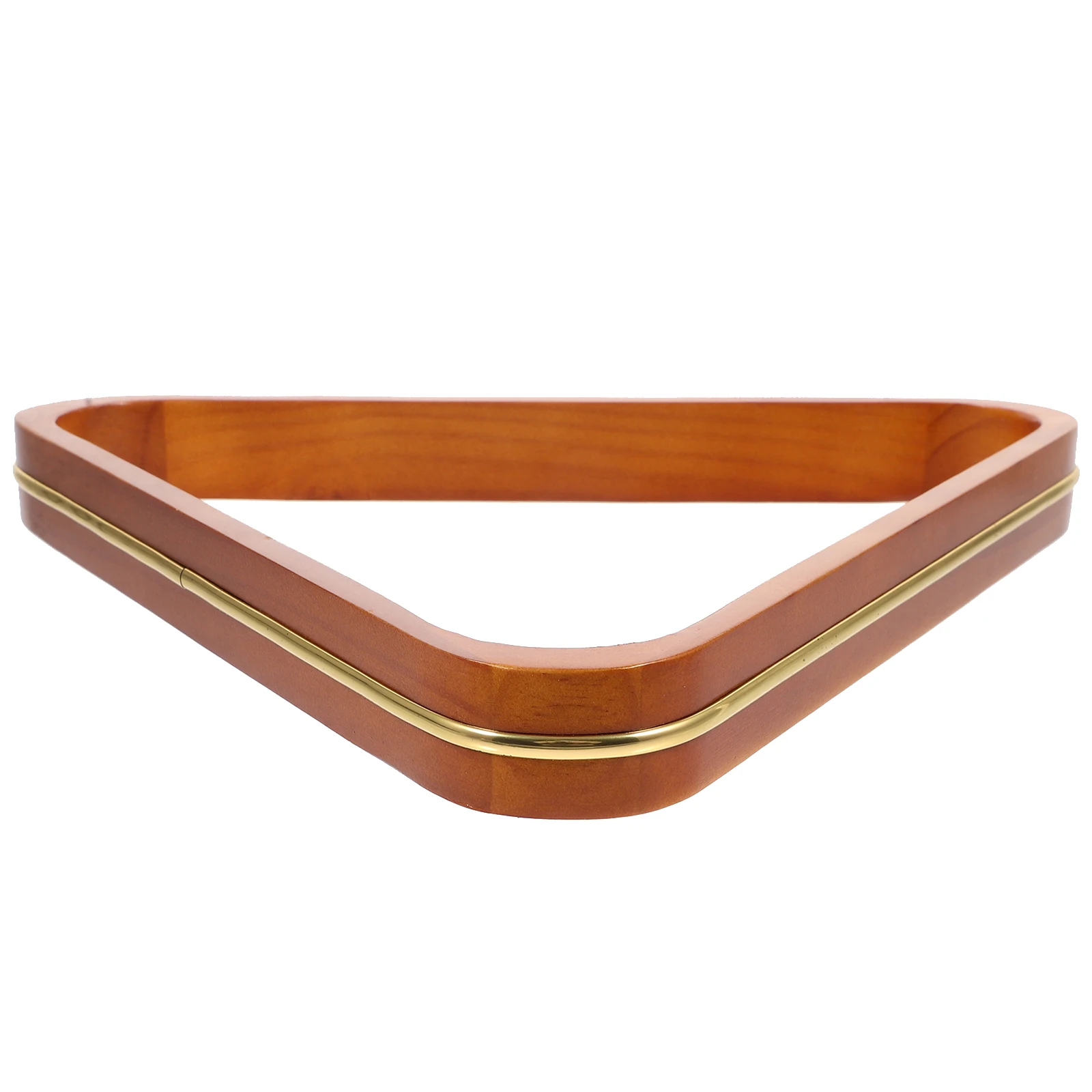 

Heavy Duty Billiard Balls Holder Wood Triangle Rack for Pool Game Table Organizer Reinforced Corner Design Billiard Net Frame