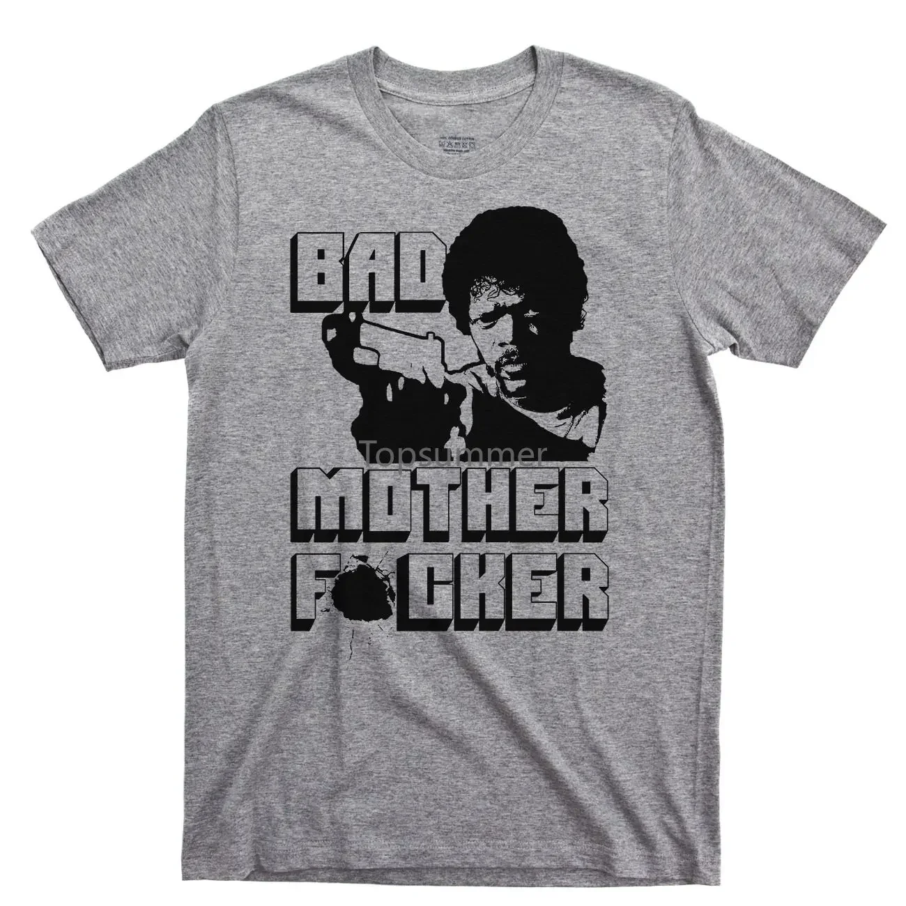 T-shirt Pulp Fiction 2, Design de Mode, Bmf Bad Mother Ezekiel 25 17 Big Kahuna Royale Cheese