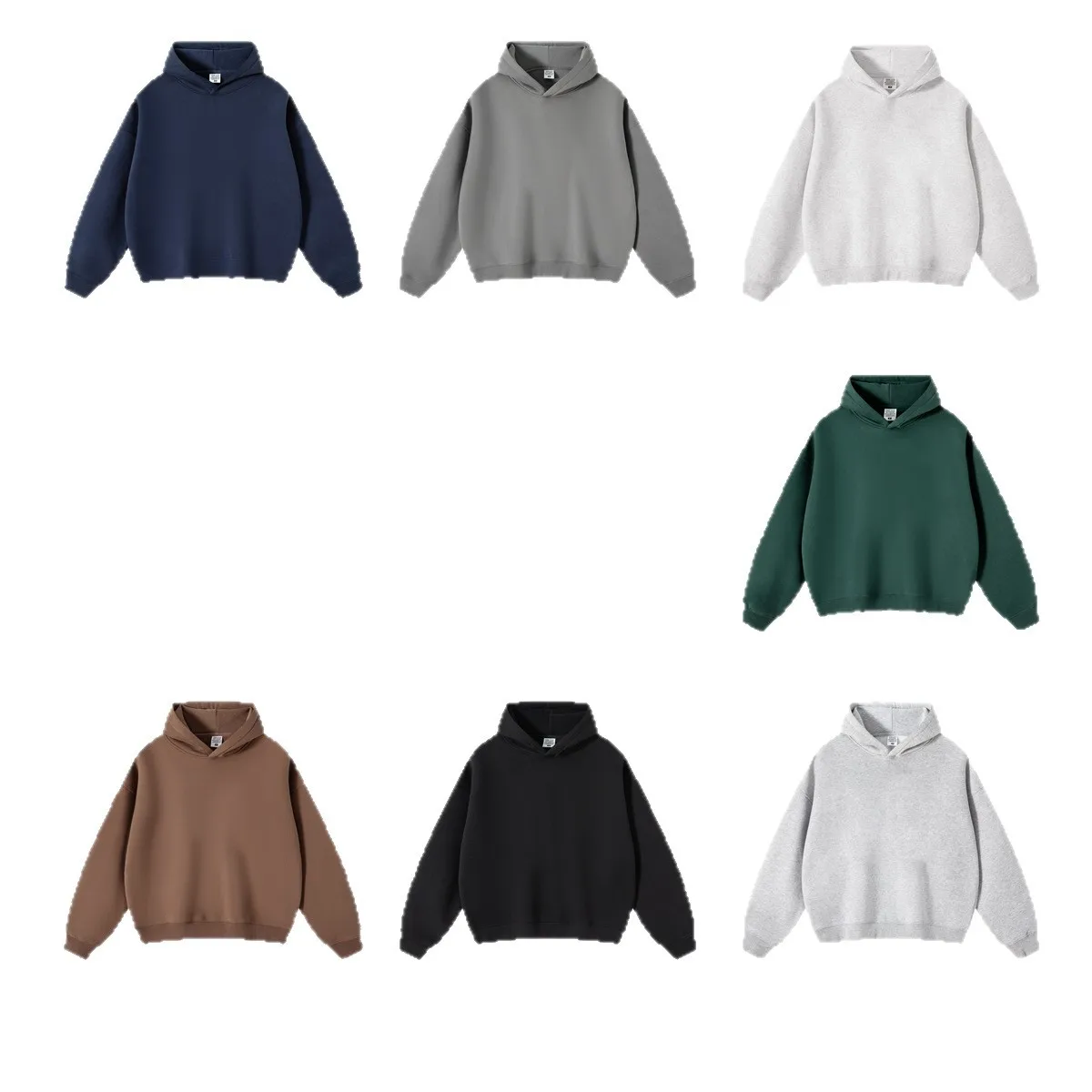 

Men's Clothing 2025 Autumn and Winter Short Hooded Sweater Hoodie Men