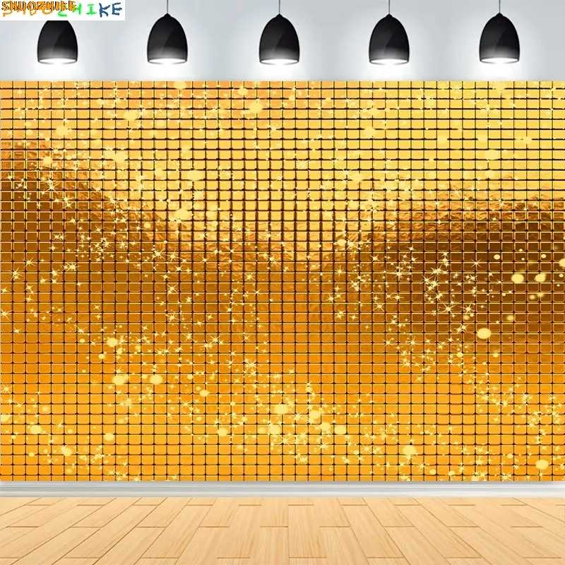 Abstract Disco Ball Photography Backdrops Concert Colorful Stage Glitter Light Spots Stars Party Lights Photo Background DO-02