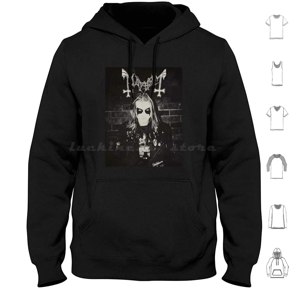 Mayhem Xxvll Perfect Gift Hoodie cotton Long Sleeve Dead Mayhem Black Metal Old History Per Yngve Ohlin Pelle Burzum Norway