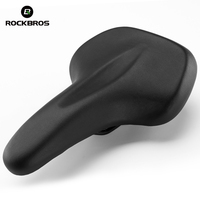 ROCKBROS Bicycle Saddle Comfort Shock Absorption MTB Road Bike Seat Cushion Waterproof Leather Bicycle Seats