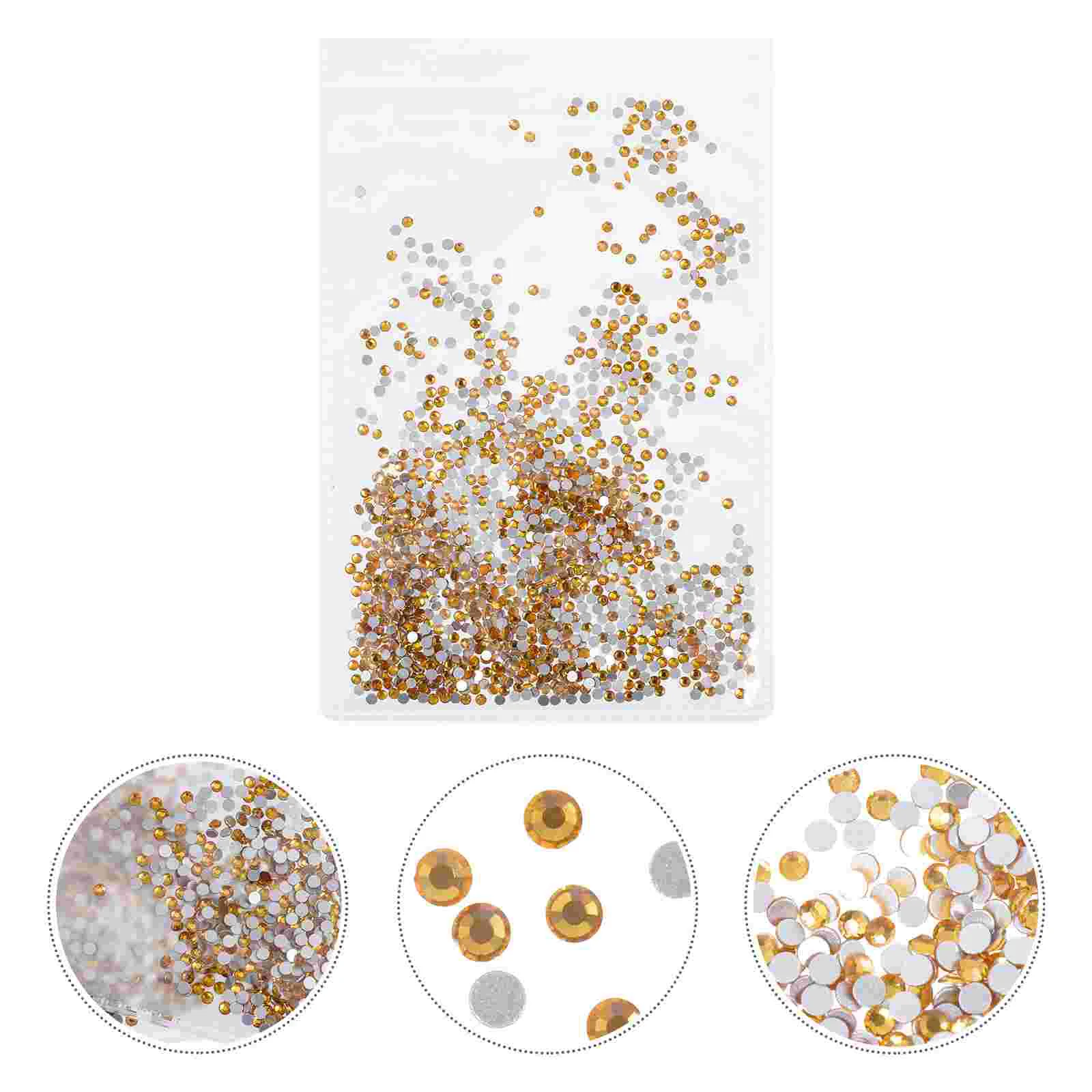 

Crystal Flat Back Diamond Compact Manicure Decors Nail Decorative Supplies Small Accessories Decoration