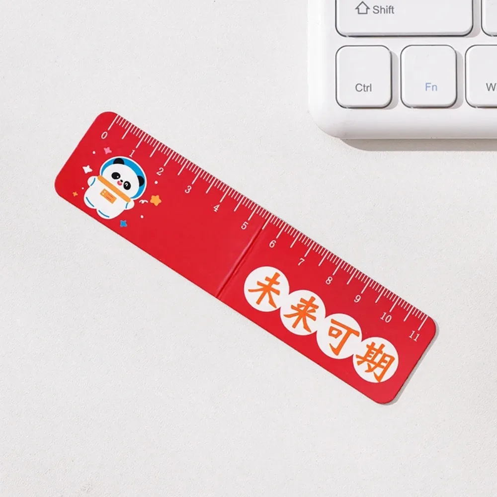 Foldable Magnet Book Marks Inspirational Bendable Magnet Ruler Bookmark Cute Cartoon Cartoon Ruler Bookmark Stationery Supplies