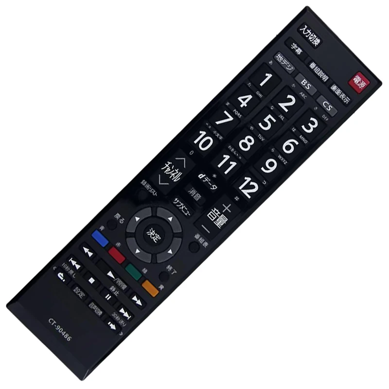 Compatible with TV 19S12 24S12 19S22 24S22 32S22 40S22 32S22H 43S22H 24S24 Remote Control CT-90486 Spare Parts Japanese