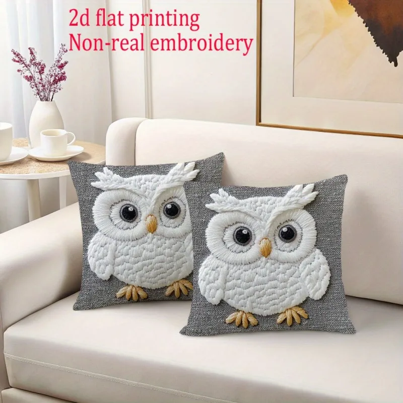 

Easter Bunny Theme Cushion Covers Square Cute Printed Pillow Covers Zipper Closure for Living Room Sofa Bedroom Decorations