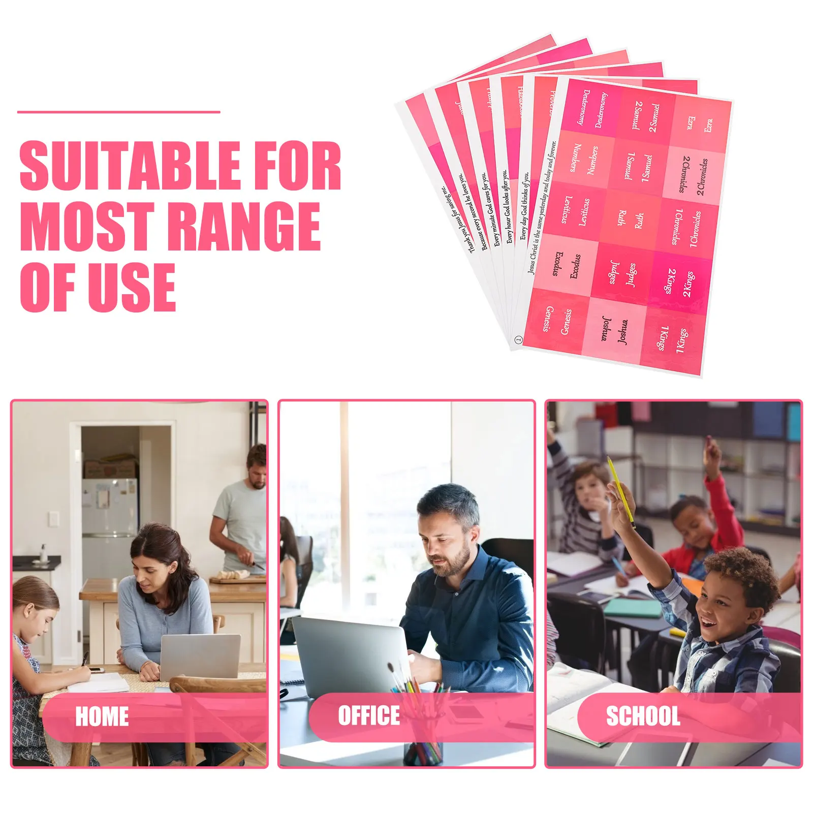 

1pcs 6 Sheets Waterproof Label Stickers Book Annotation Supplies Self-Adhesive Sticky Page Markers Decorative Index Tabs Monthly