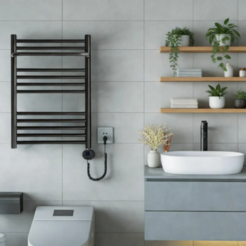 Electric Smart Control Modern Wall Mounted for Hotel Bathroom New Design Steel Towel Heating Radiator