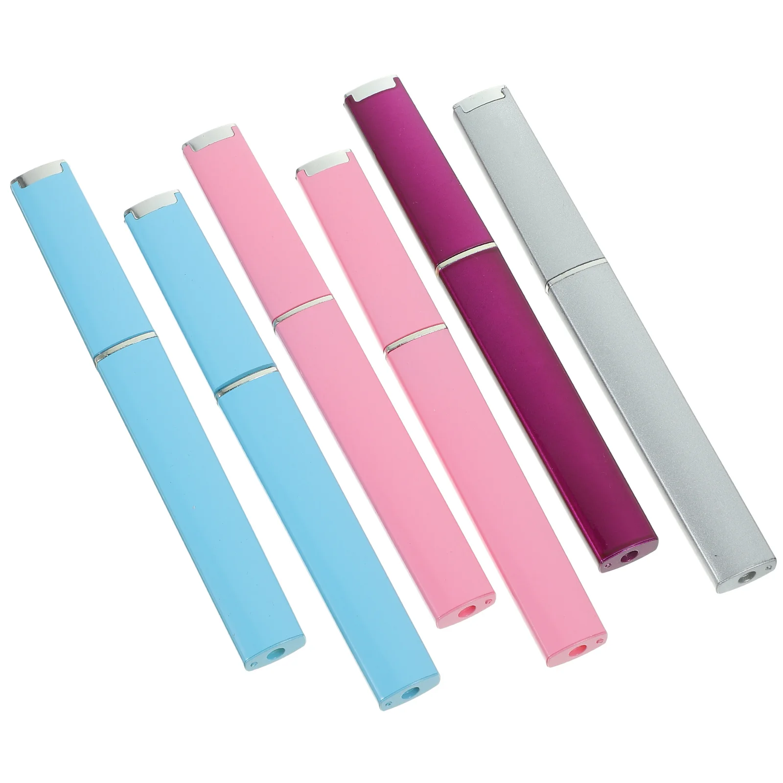 Limas de uñas coloridas de vidrio, herramientas de manicura finas y rugosas de doble cara para extensiones de uñas postizas naturales, 6 uds.