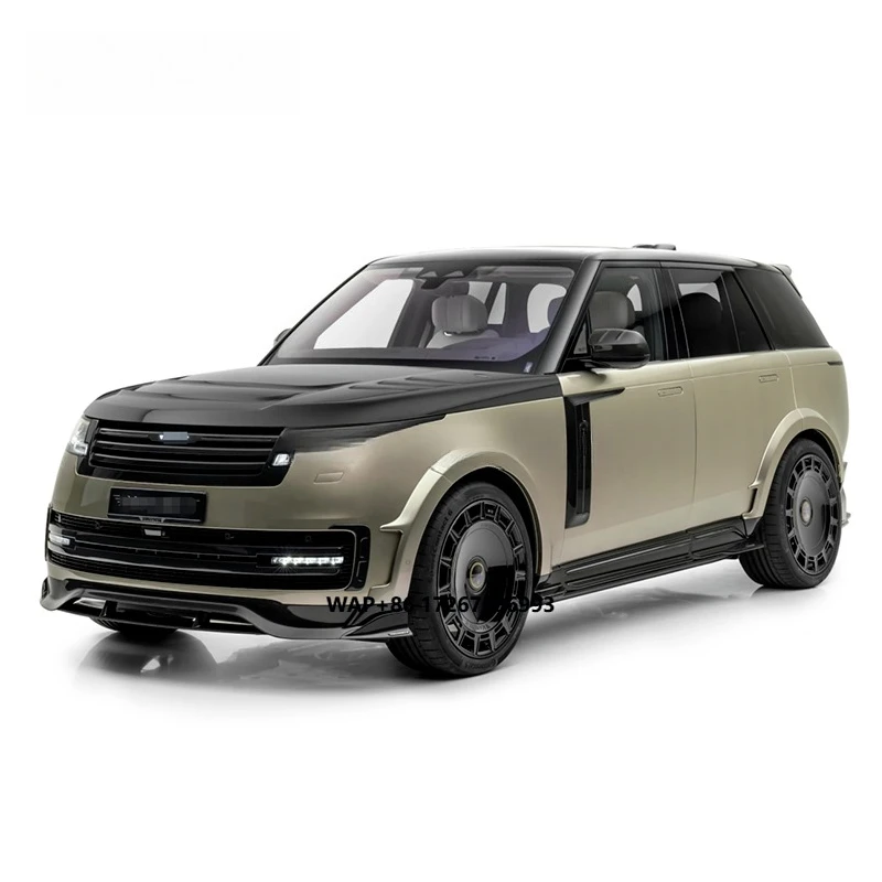 

Carbon Fiber Decoration Front Splitter Air Intakes Cover 2 Parts Set for Land Rover Range Rover SUV Long M 2022-2024