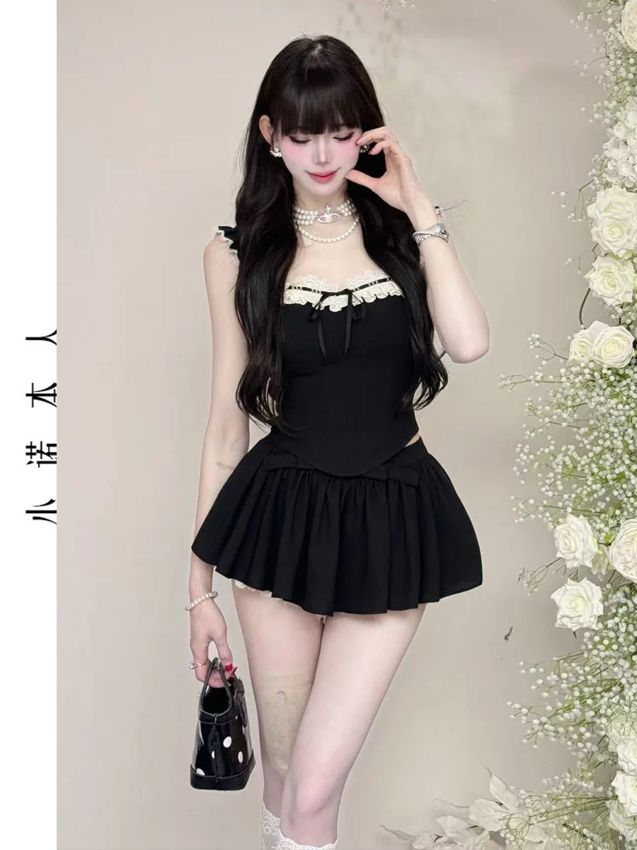 

Комплект для подружки невесты с юбкой А-силуэта, подчеркивающей талию, из полиэфирного волокна, с молнией