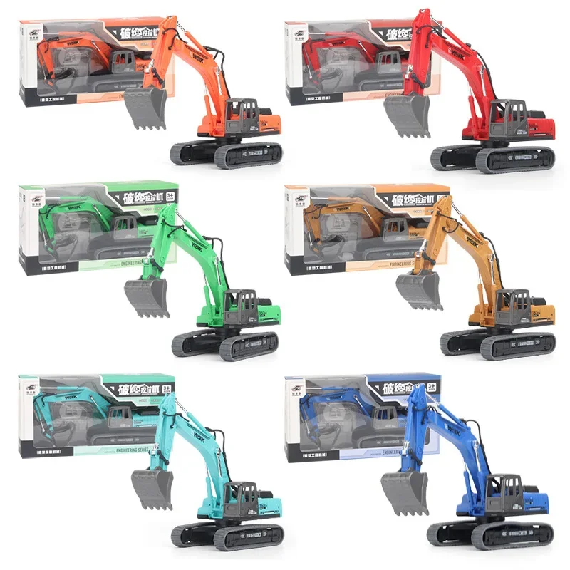 Inertia Excavator Model Engineering Vehicle Children Toy Gift