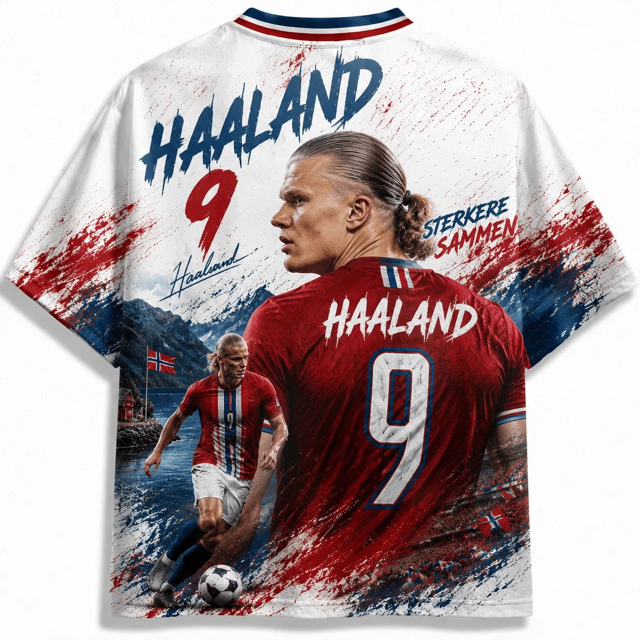 2026 Summer Norway Jersey Special Edition Family Male and Female Fans Commemorative Loose Breathable T-shirt