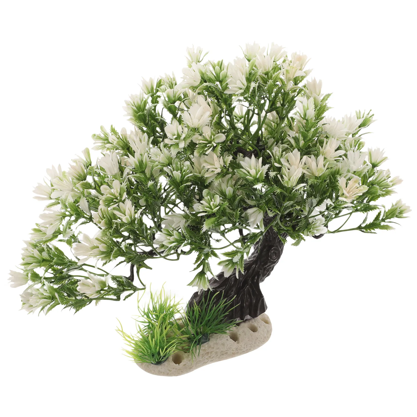 

Fake Aquatic Tree Tank Decor Realistic Shape Resistance Aquarium Landscape Ornament Plastic Aquatic Plant Fish Tank