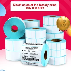 10 Rolls Waterproof Self Adhesive Small roll 15 20 30 40 55mm Thermal Label Sticker Store Price Blank Label Stationery Sticker