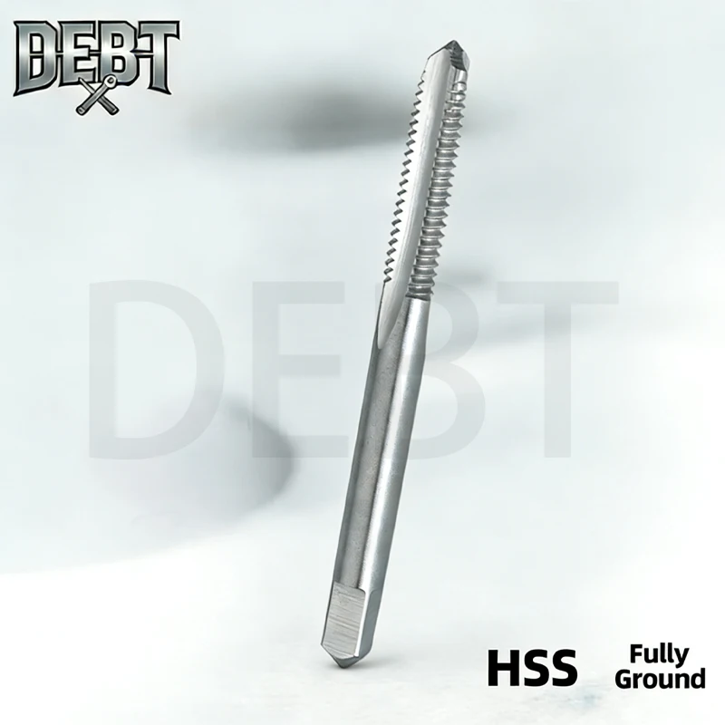 Debt Metric M1.2 x 0.25 Thread Tap Right Hand, HSS Straight Fluted Tap