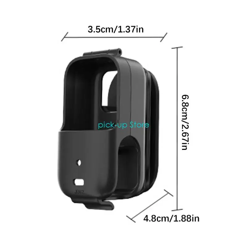 Q5WA 360°Rotatable Adjustable Hat Clip Mount For OsmoNano Action Camera Holder HandsFree Recording During Outdoor Sports