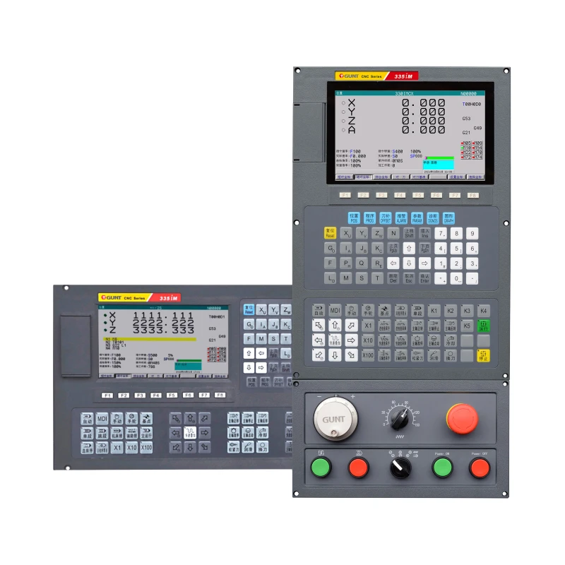 GUNT-335iMa 3-4Axis Milling Machine CNC Controle System Kit PLC Controllers Similar To GSK CNC Controller Handle