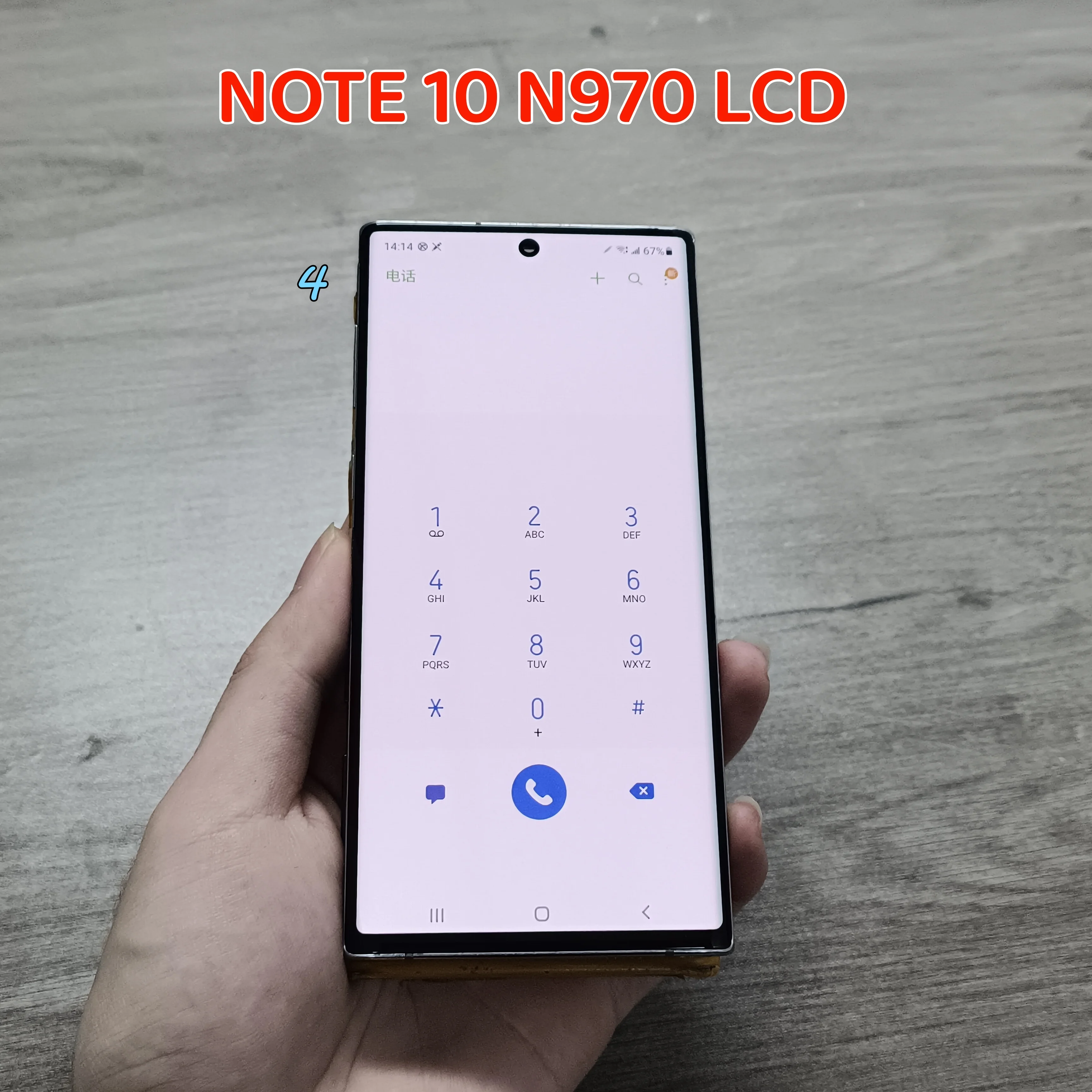 FOR NOTE 10 AMOLED Touch Panel For Samsung Galaxy Note10 N970F N970 N9700 LCD with Frame Display Touch Screen Digitizer Assembly