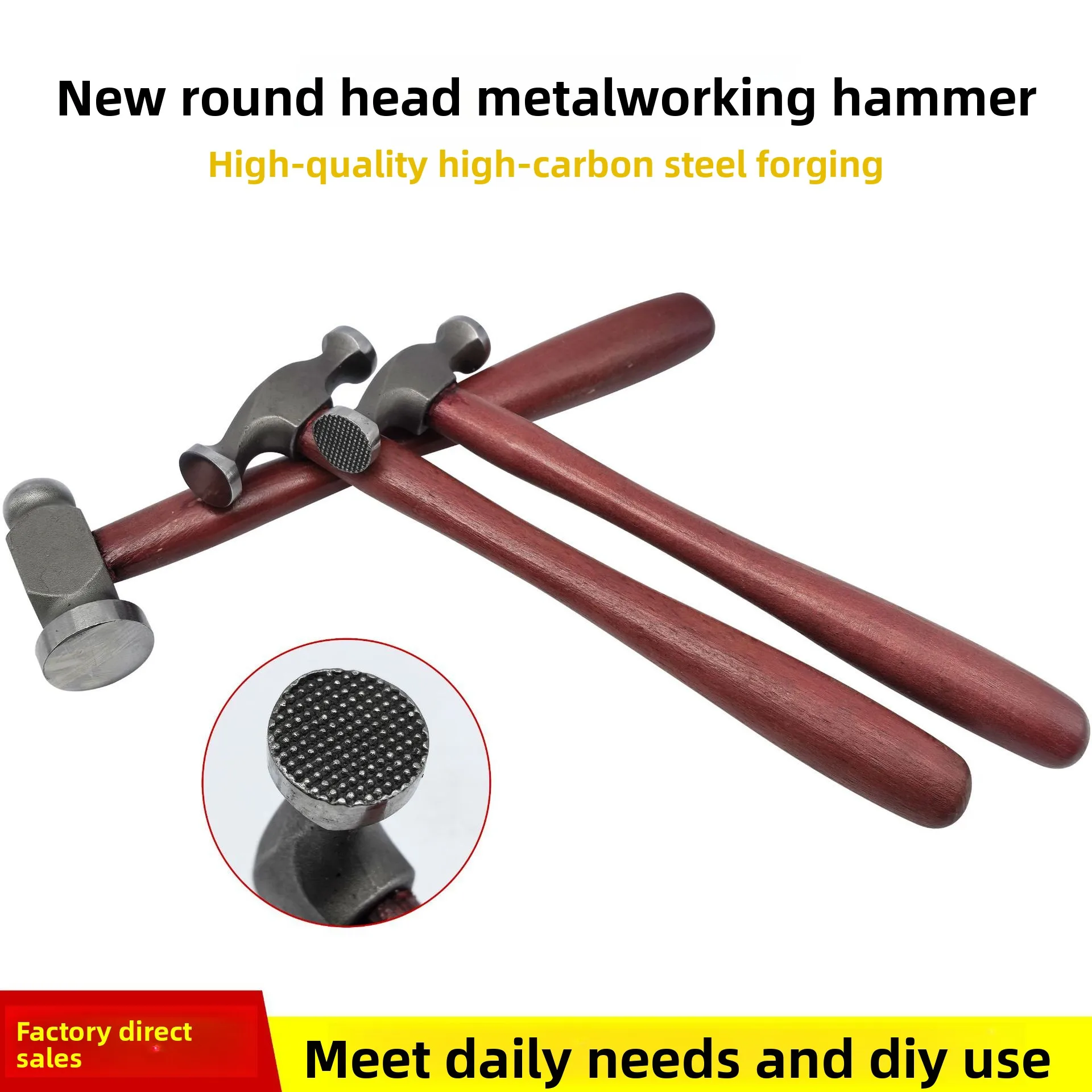Compact Double Horn Anvil for Gold Silver Ring Form & Flatten - High Carbon Steel Quenched Durable Professional Jewelry tools