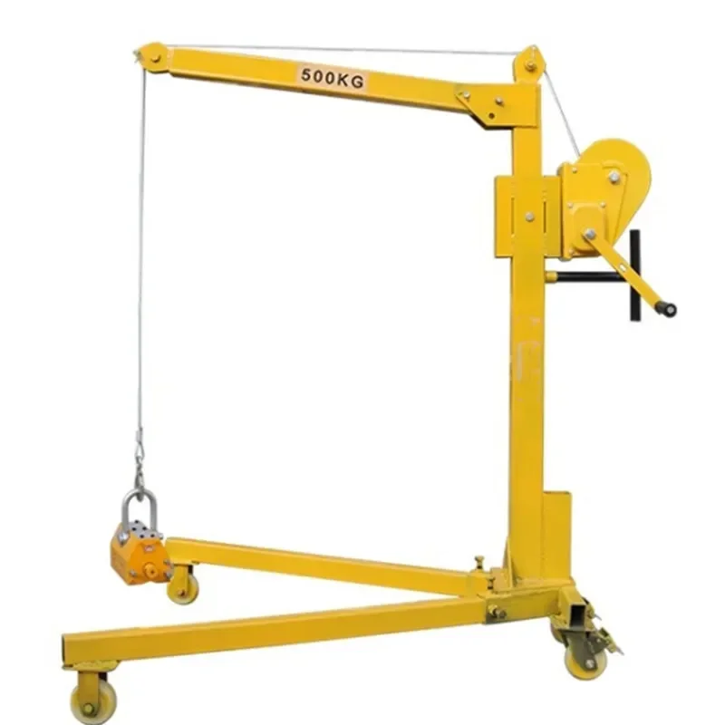 Remove Small Portable Foldable Hoist Hand Small Hoist Household Manual Lifting Hoist