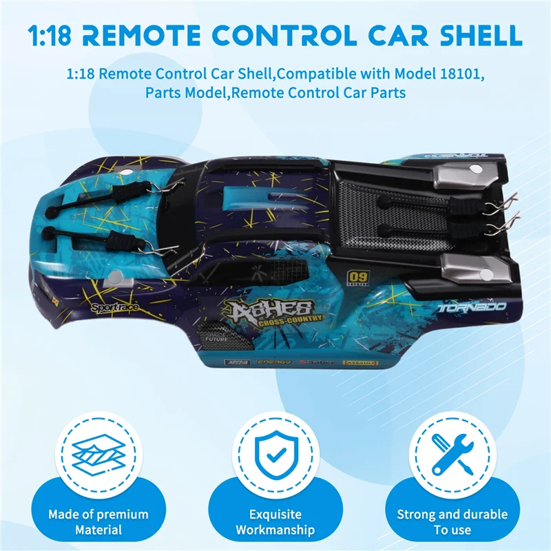 SCY1:18 Remote Control Car Shell Remote Control Car Parts Compatible With Model 18101