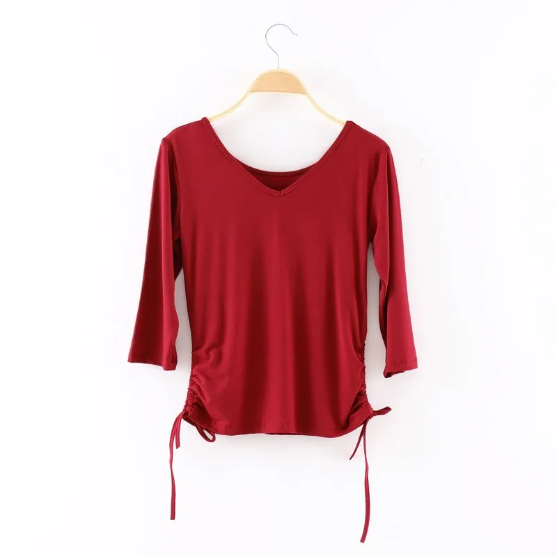 Dansoefentop voor dames, ballet- en latijns turnpakje in meerdere stijlen voor lichaamstraining