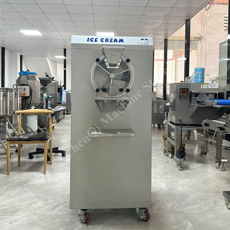 آلة الآيس كريم الصلبة الفريزر الفولاذ المقاوم للصدأ معدات الإنتاج التجاري الحليب الشاي متجر 45L / H آلة صنع الآيس كريم