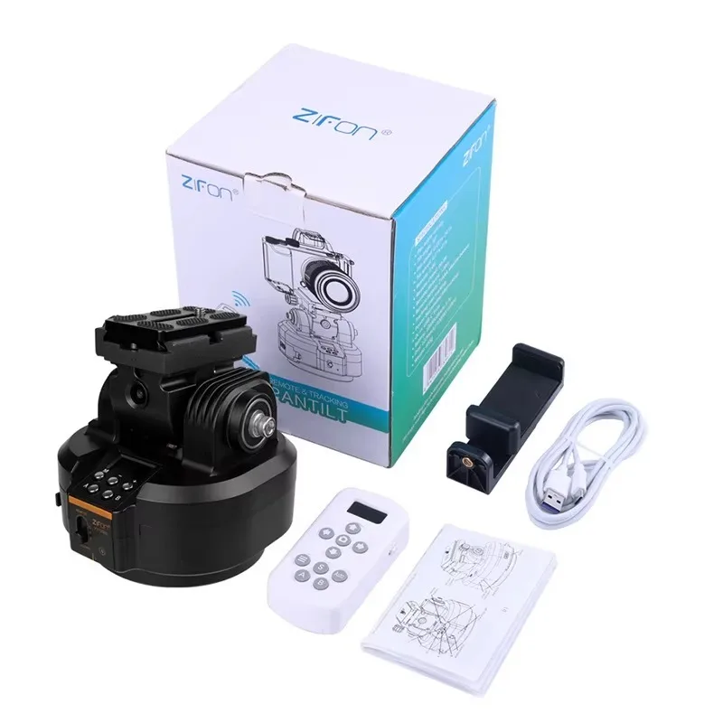 【2026】ZIFON YT2000 AI Follow Track Auto Rotating Panoramic Head Pan Tilt Motorized Tripod Stabilizer For Camera Live Streaming V