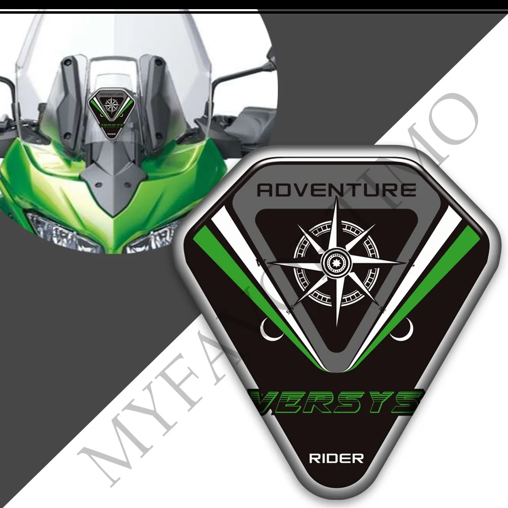 For VERSYS-X 250 Versys X 250 250X Motorcycle 3D Sticker Fuel Oil Tank Pad Protector Cover Universal Tank Sticker Fish Bone