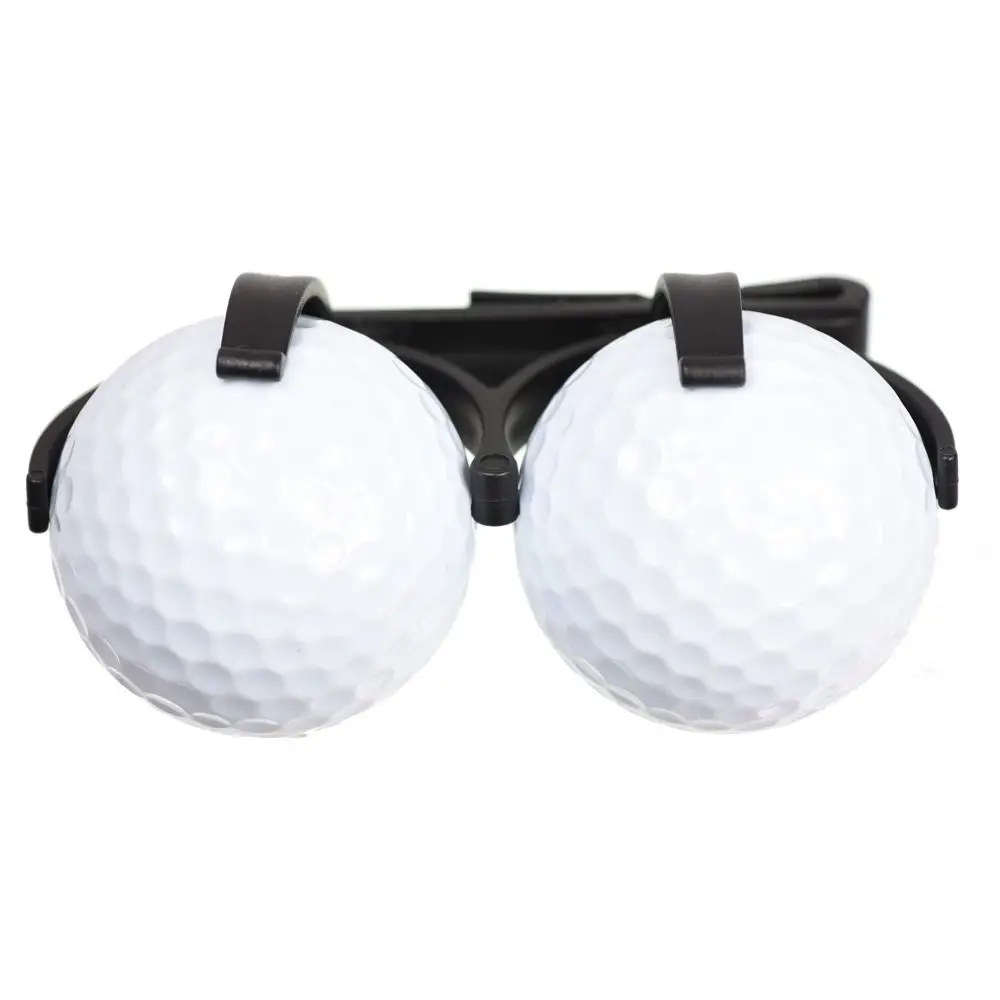 

Two-ball Golf Ball Belt Holder Rotatable Ball Tee Storage Golf Tee Holder Belt Clip Portable Fall Resistant Golf Ball Cover