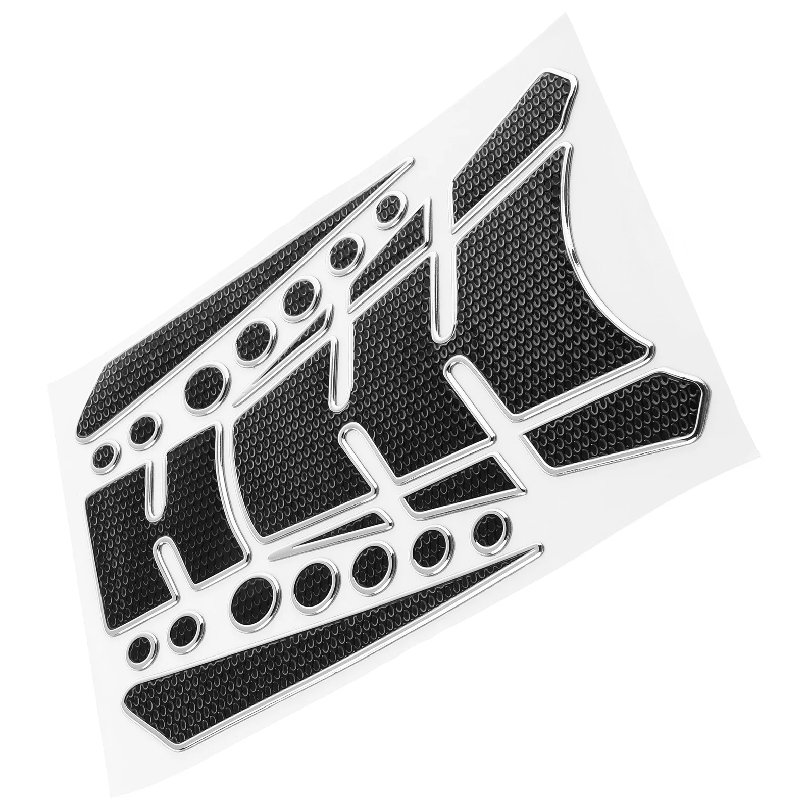 

Motorcycle Stickers Gas Tank Protectors Carbon Fiber Oil Fuel Tank Decals Easy Installation Plastic Material Motorcycle