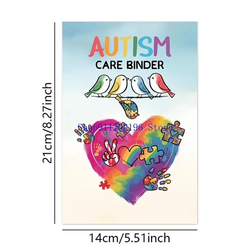 P82A Mental Health Planner Autism Daily Journal with 120 Pages For Autism Support