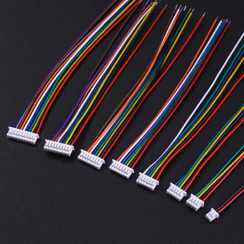 5Pair JST  1.25 Male Female Wire Connector Pitch  1.25mm  2P  3P  4P 5P 6P  Plug Jack Terminal Cable 15CM  1.25mm  Terminal Wire