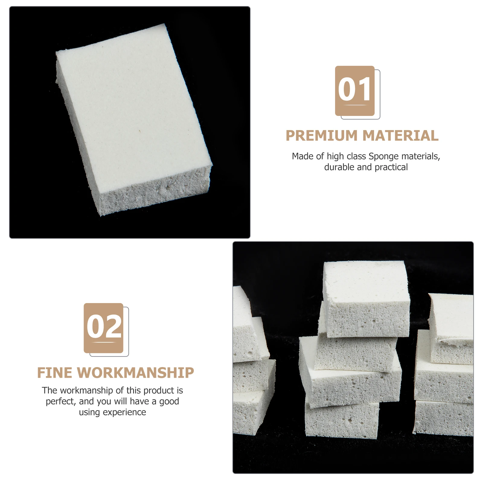 

10pcs Erhu Sponge Mute Practice Huqin Sound Filter Reusable Portable Musical Instrument Accessory Simple Flexible