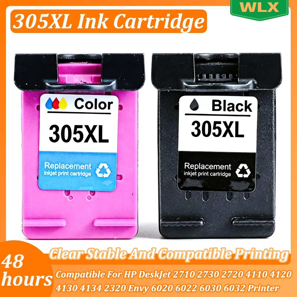 305XL Ink Cartridge Compatible For HP305XL HP DeskJet 2710 2730 2720 4110 4120 4130 4134 2320 Envy 6020 6022 6030 6032 Printer