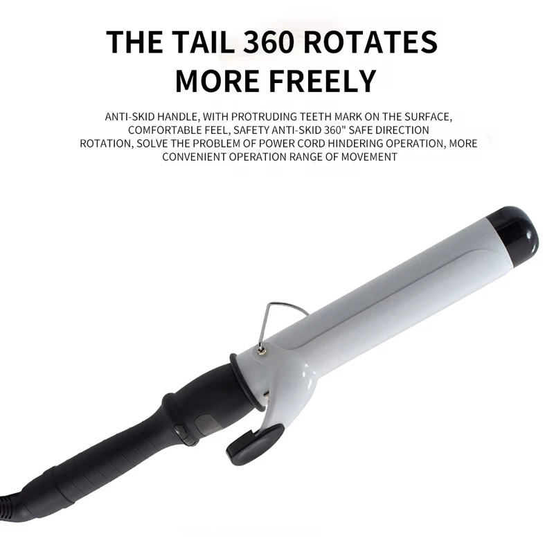 Direct Sales Hair Salon Professional Electric Hair Curlers Roller Portable Rotating Ceramic Hair Curler Home