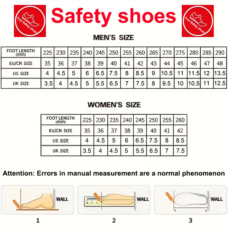 Knopfverschluss-Sicherheitsschuhe, stoß- und durchtrittsichere Schutzschuhe, Arbeitsschuhe für Holzarbeiter und Bauarbeiter – Detail 1