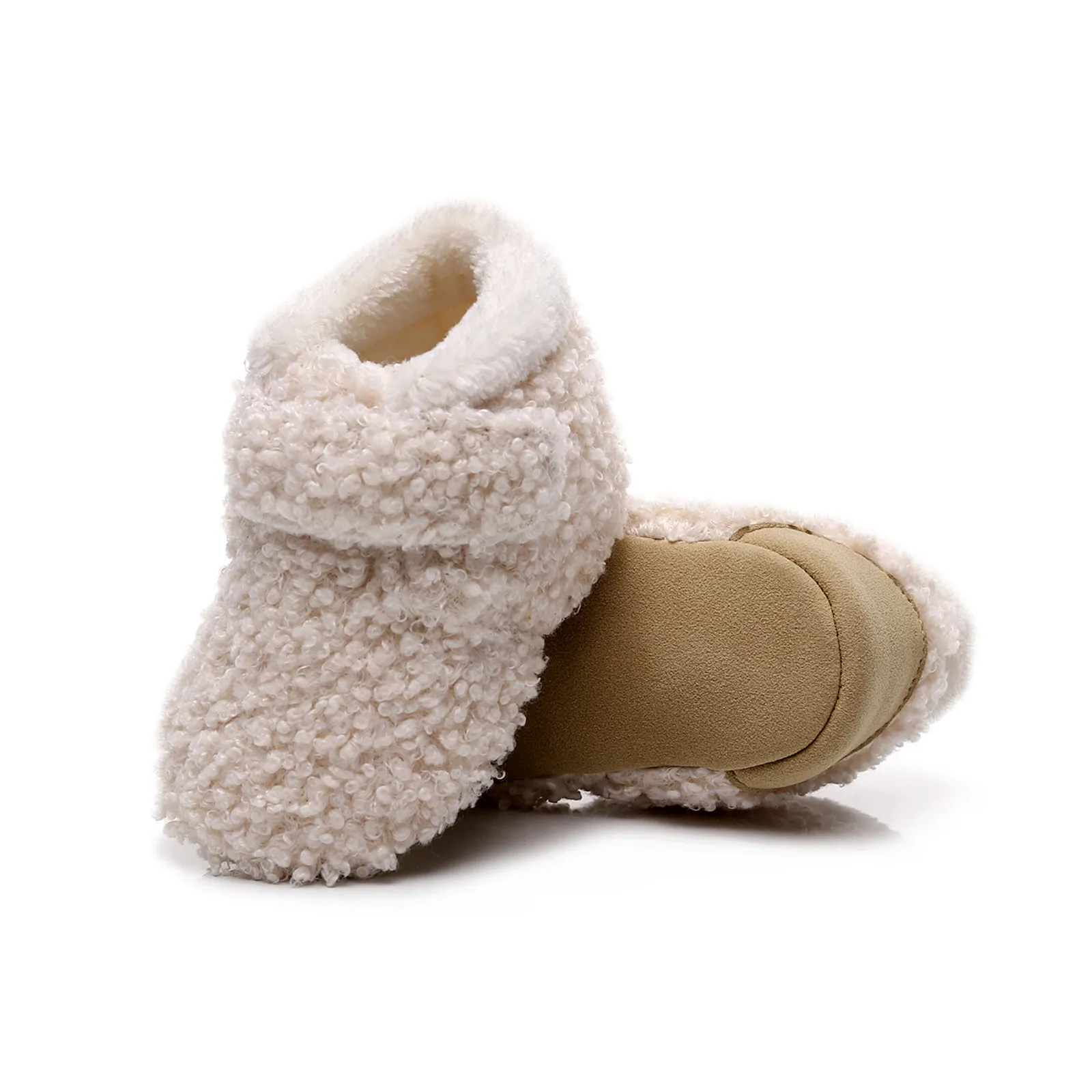 الوليد النعال الأولى أفخم الرضع الثلوج الفتيات أحذية مشوا أحذية ناعمة الفتيان القطن الطفل الدافئة طفل رضيع الأحذية 6-12 شهرا