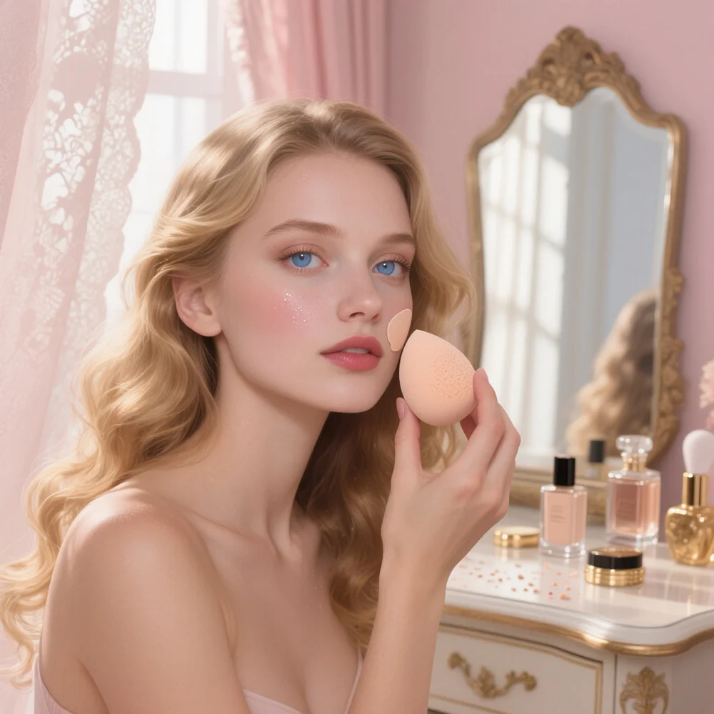 20 sztuk gąbka do makijażu aksamitny trójkąt puszek do pudru twarz Finger Puffs Mini Beauty jajko podkład w płynie narzędzia akcesoria do makijazu