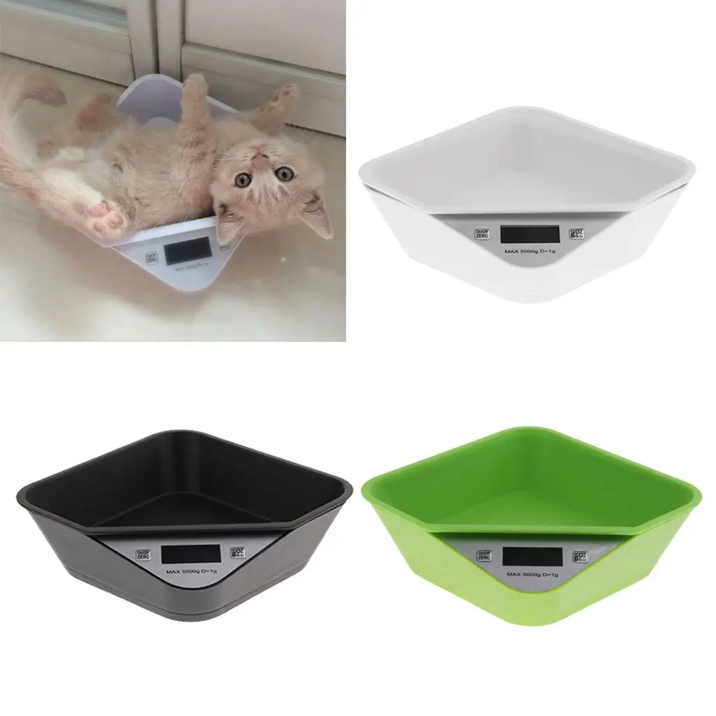 Small Pet Scale with Bowl Tray Digital LCD Parrot Bird Stand Weight Scale for Parrot Training
