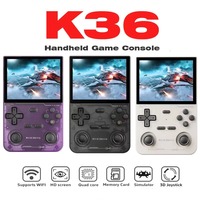 K36 Retro Handheld portable Video Gameing Console R36S for PS1/PSP/DC/N64/SS 3.5 Inch IPS Screen Preferred Gift ﻿