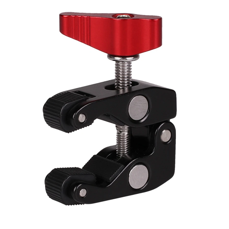 أفضل العروض محول الحذاء الساخن بمشبك كاميرا Crab Mount لشاشة LCD الميدانية، وأضواء LED، والفلاش، والميكروفون، وكاميرا الحركة