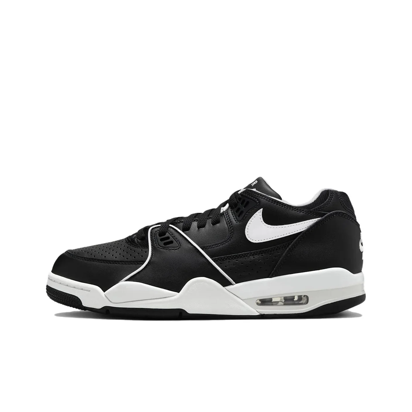 Nike Air Flight 89 Slip Resistant Abrasion Resistant Low top Basketball Shoes Unisex Black FZ3045-002